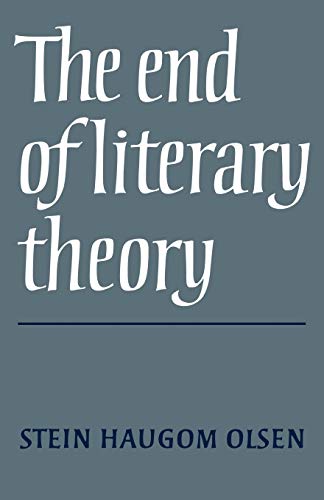 Beispielbild fr The End of Literary Theory zum Verkauf von Lucky's Textbooks