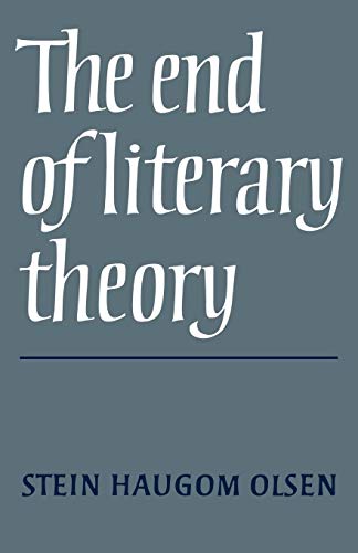 9780521061995: The End of Literary Theory