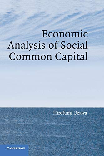 9780521066495: Economic Analysis of Social Common Capital