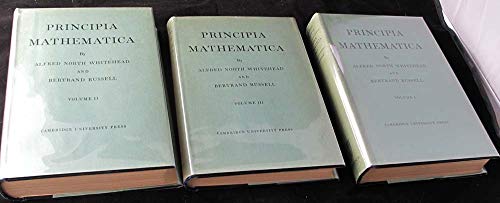 Principia Mathematica 3 Volume Set (9780521067911) by Whitehead, Alfred North; Russell, Bertrand