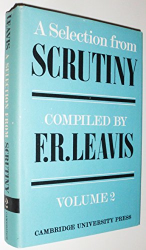 9780521069540: A Selection from Scrutiny: Volume 2