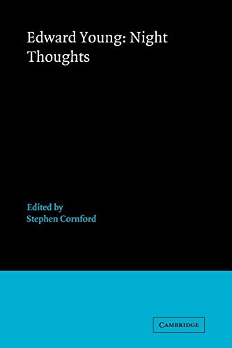 Edward Young: Night Thoughts (9780521069670) by Young, Edward