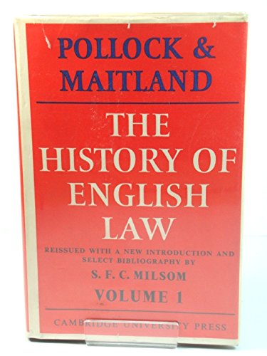 Stock image for The History of English Law (Two Volumes) for sale by Canal Bookyard