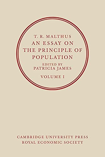 9780521071345: An Essay on the Principle of Population: Volume 1