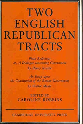 9780521072526: Two English Republican Tracts