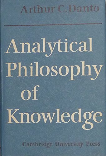 Beispielbild fr Analytical Philosophy of Knowledge zum Verkauf von Better World Books