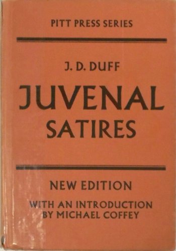 Beispielbild fr Fourteen Satires Ed Duff (Pitt Press Series Latin) zum Verkauf von WorldofBooks