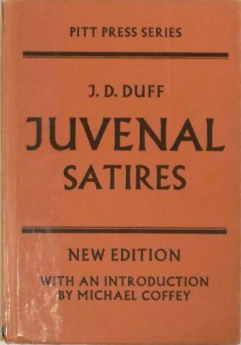 Imagen de archivo de Saturae XIV. Fourteen Satires of Juvenal. Ed. by J.D. Duff. a la venta por Antiquariat Alte Seiten - Jochen Mitter