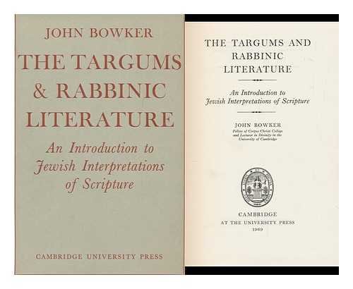 9780521074155: The Targums and Rabbinic Literature: An Introduction to Jewish Interpretations of Scripture