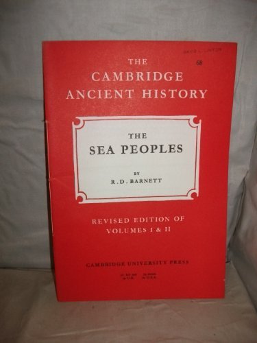 Beispielbild fr The sea peoples. The Cambridge Ancient History: 68. Revised Edition of volumes I & II. Volume II, Chapter XXVIII. zum Verkauf von Khalkedon Rare Books, IOBA