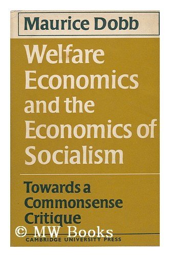 9780521074629: Welfare Economics and the Economics of Socialism: Towards a Commonsense Critique