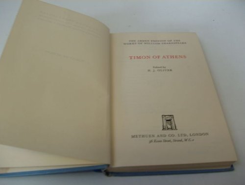Stock image for The Life of Timon of Athens: The Cambridge Dover Wilson Shakespeare for sale by Keeper of the Page