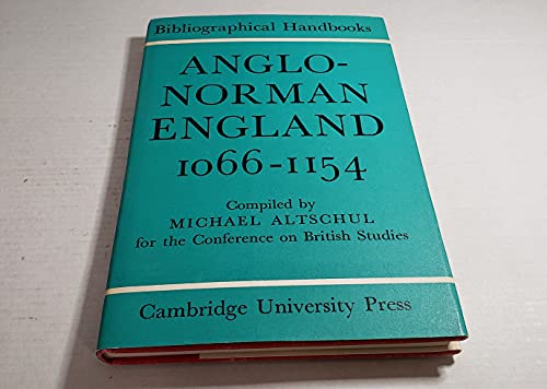 Beispielbild fr Anglo-Norman England, 1066-1154 zum Verkauf von Scout & Morgan Books
