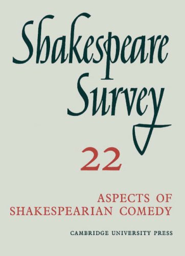 Stock image for Shakespeare Survey: Aspects of Shakespearian Comedy (Volume 22) for sale by Anybook.com