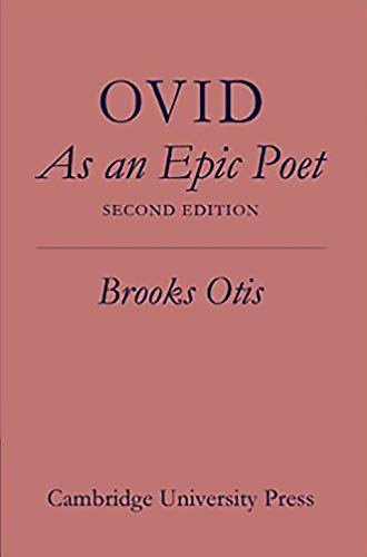 Stock image for Ovid As An Epic Poet for sale by HPB-Red