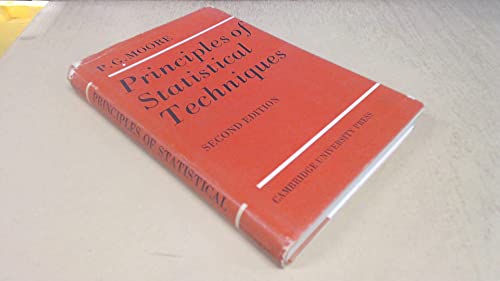 Stock image for Principles of Statistical Techniques: A First Course from the Beginnings, for Schools and Universities, with Many Examples and Solutions for sale by NEPO UG