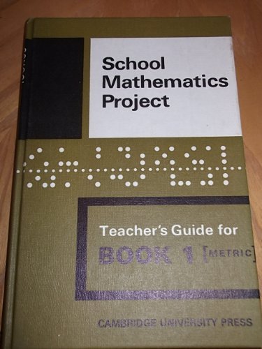 9780521076722: Smp Book 1 Teachers (School Mathematics Project Numbered Books)