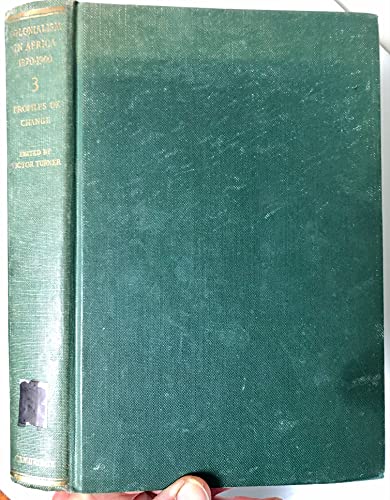 Beispielbild fr Colonialism in Africa, 1870-1960 Vol. 3 : Profiles of Change: African Society and Colonial Rule zum Verkauf von Better World Books