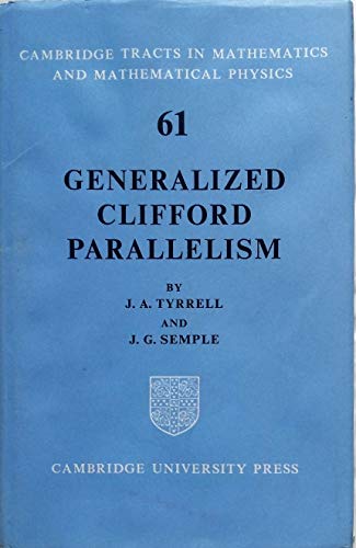 Beispielbild fr Generalized Clifford Parallelism zum Verkauf von ThriftBooks-Dallas