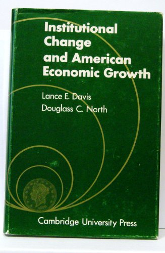 Imagen de archivo de Institutional Change and American Economic Growth a la venta por Better World Books