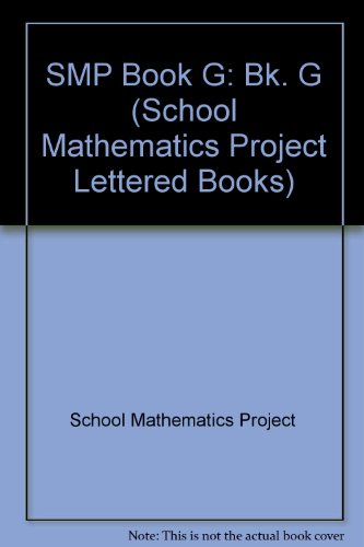 9780521083621: SMP Book G (School Mathematics Project Lettered Books)