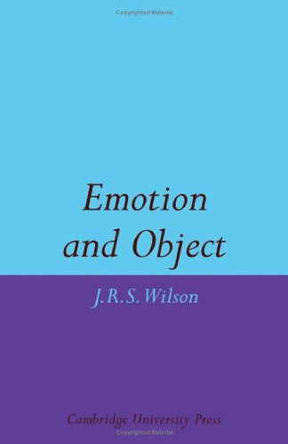 Stock image for Emotion and Object for sale by Wonder Book