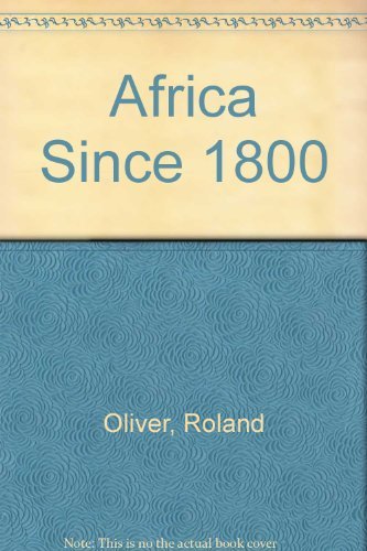 Beispielbild fr Africa Since Eighteen Hundred zum Verkauf von Better World Books