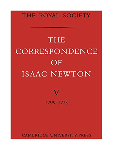 9780521085939: The Correspondence of Isaac Newton: Volume 5 (The Correspondence of Isaac Newton 7 Volume Paperback Set)
