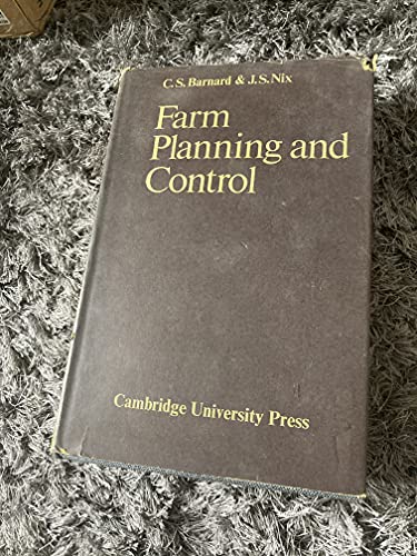 9780521087384: Farm Planning and Control