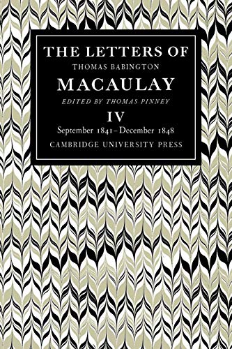 Stock image for The Letters of Thomas Babington Macaulay for sale by Revaluation Books