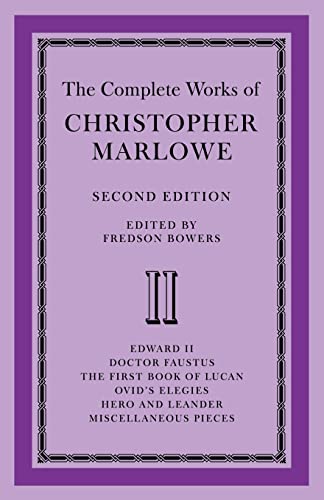 Stock image for The Complete Works of Christopher Marlowe, Vol. II (Second Edition) for sale by Moe's Books