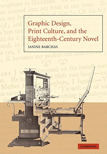 9780521090575: Graphic Design, Print Culture, and the Eighteenth-Century Novel