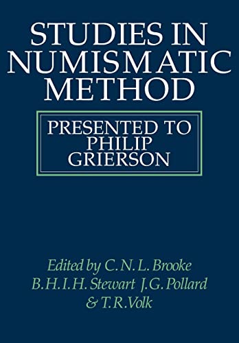 Beispielbild fr Studies in Numismatic Method: Presented to Philip Grierson zum Verkauf von Lucky's Textbooks