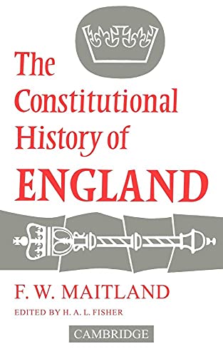 Beispielbild fr Constitutional History of England zum Verkauf von Better World Books
