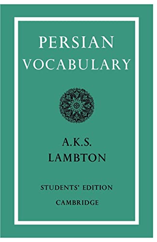 Beispielbild fr Persian Vocabulary zum Verkauf von Better World Books