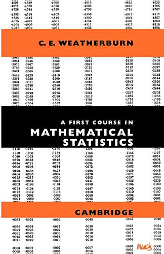 Imagen de archivo de A First Course Mathematical Statistics a la venta por Miki Store