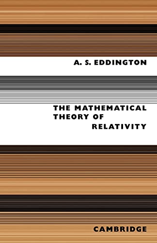 Stock image for The Mathematical Theory of Relativity for sale by Books Puddle