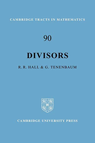 Beispielbild fr Divisors (Cambridge Tracts in Mathematics, Series Number 90) zum Verkauf von Books Unplugged