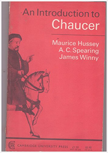 Stock image for An Introduction to Chaucer for sale by Virtuous Volumes et al.