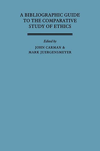 Imagen de archivo de A Bibliographic Guide to the Comparative Study of Ethics a la venta por Lucky's Textbooks