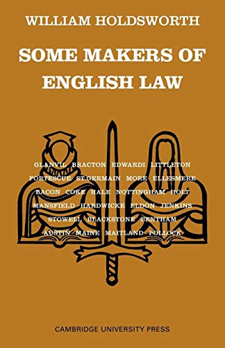 Stock image for Some Makers of English Law for sale by GF Books, Inc.