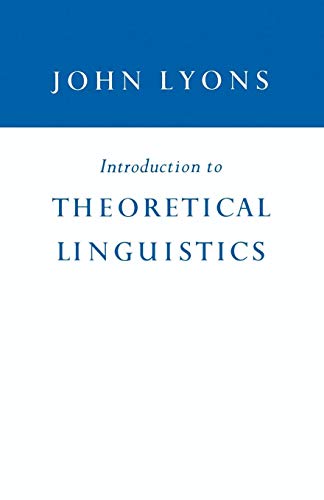 9780521095105: Introduction to Theoretical Linguistics