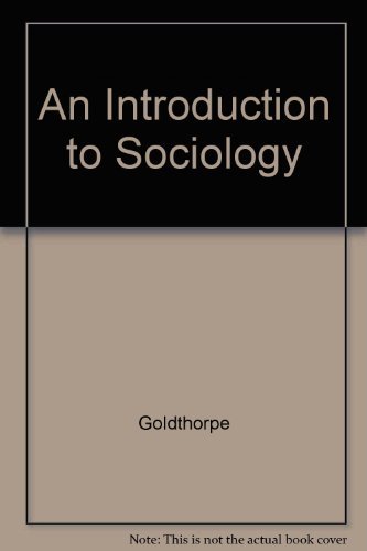 9780521095471: An Introduction to Sociology