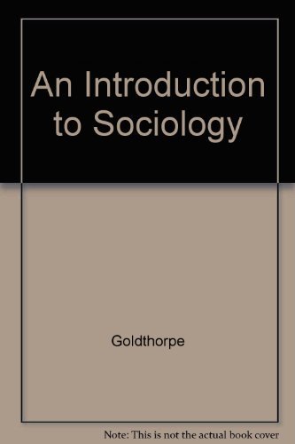 Stock image for An Introduction to Sociology for sale by Ryde Bookshop Ltd