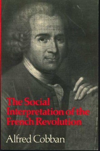 Imagen de archivo de The Social Interpretation of the French Revolution. (The Wiles Lectures) a la venta por Wonder Book