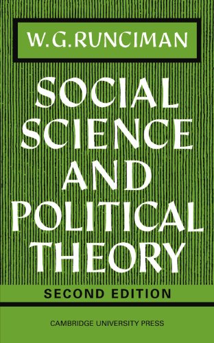 Stock image for Social Science and Political Theory for sale by Chiron Media