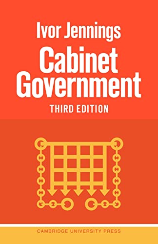 Stock image for Cabinet Government for sale by Revaluation Books