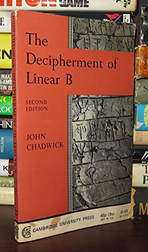9780521095969: The Decipherment of Linear B