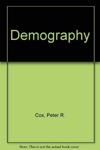 9780521096126: Demography