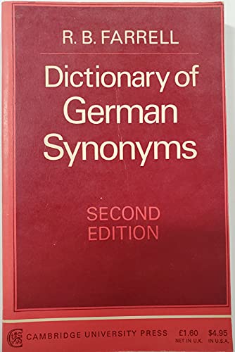 Beispielbild fr Germ Synonyms zum Verkauf von Better World Books